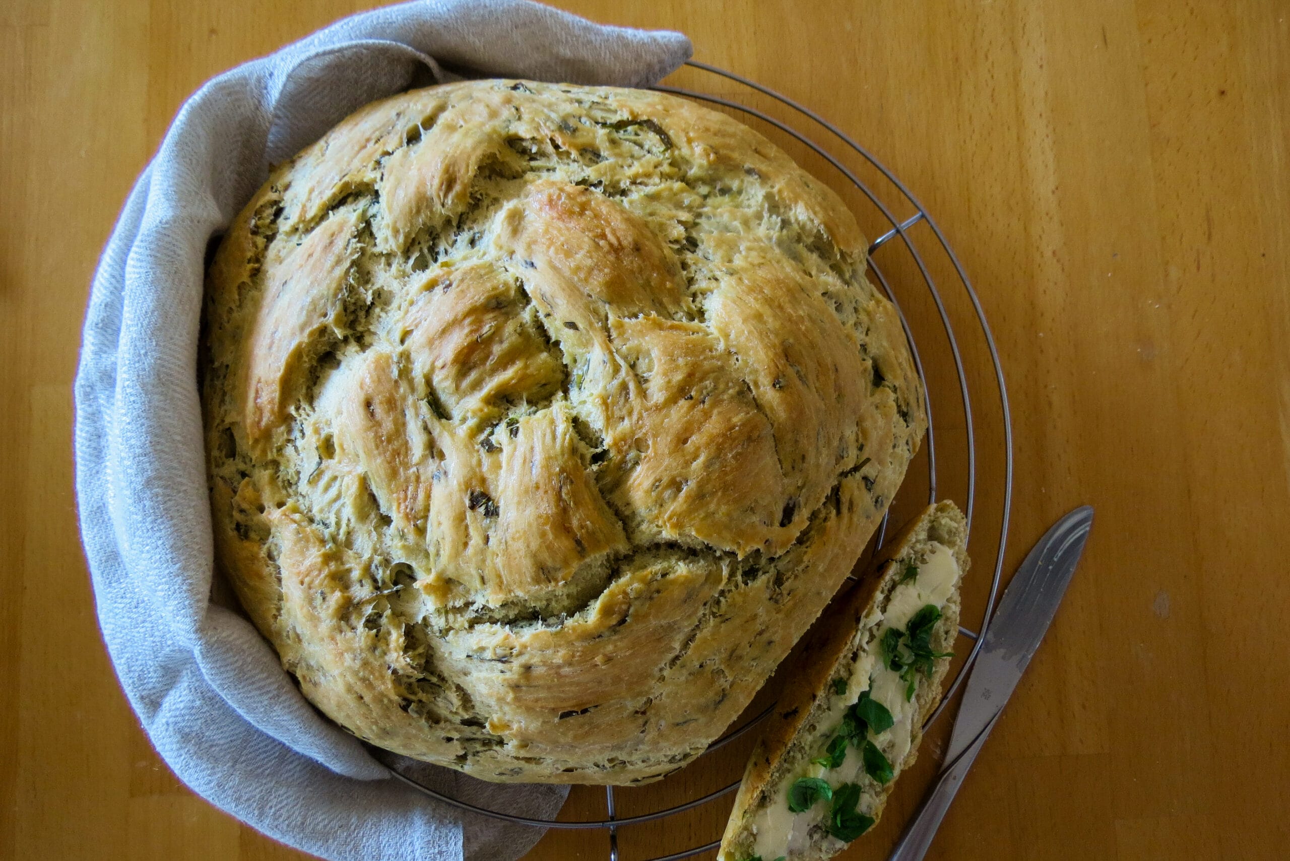 Bear's garlic knot