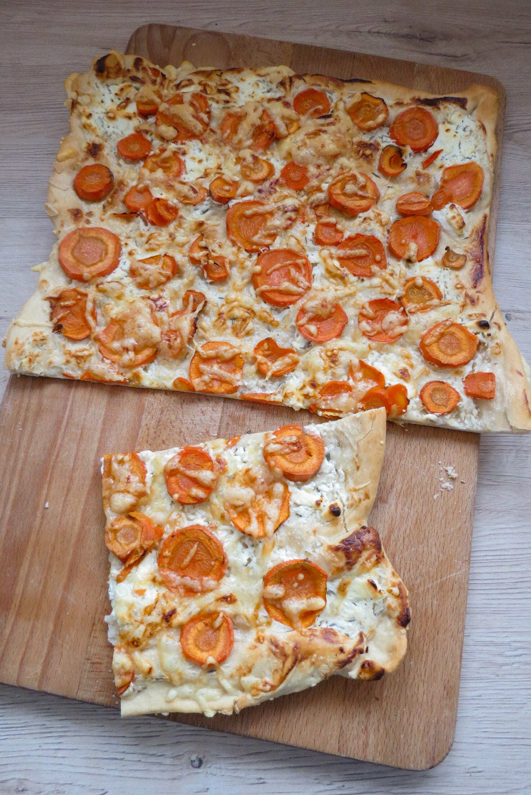 Carrot pizza