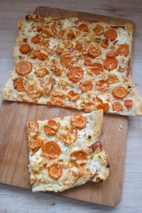 Carrot pizza