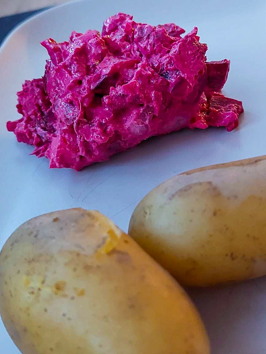 Quick and easy beetroot curd recipe